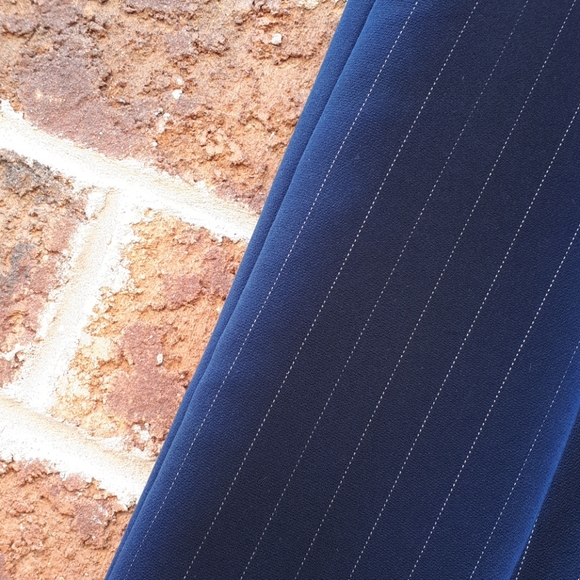 Beechers Brook Fairweather Navy Pinstriped Pants - Picture 2 of 3